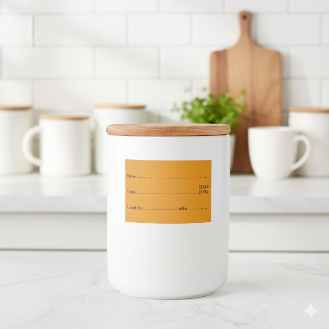 Turmeric Gold Food Labels for Home and Kitchen (Turmeric Gold Food Labels for Home and Kitchen)