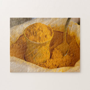 Turmeric powder jigsaw puzzle