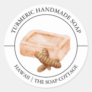 Turmeric Soap label