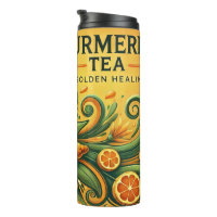 Turmeric Tea Design AI art