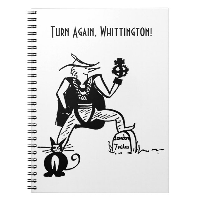 Turn Again, Whittington Spiral Notebook (Front)