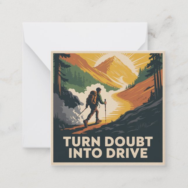 Turn Doubt Into Drive Card (Front)