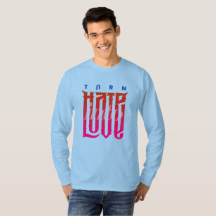 Turn Hate into Love   Men Long Sleeve T-Shirt