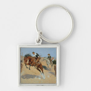 Turn Him Loose, Bill, c.1893 (oil on canvas) Key Ring