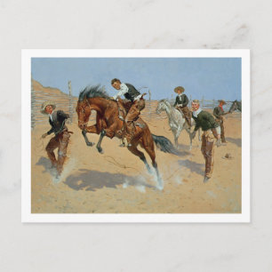 Turn Him Loose, Bill, c.1893 (oil on canvas) Postcard
