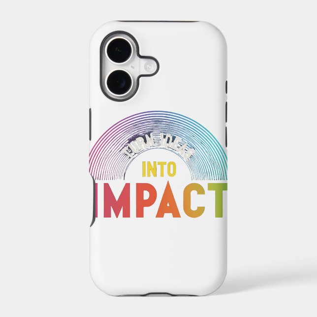  Turn ideas into impect. iPhone / iPad case (Back)
