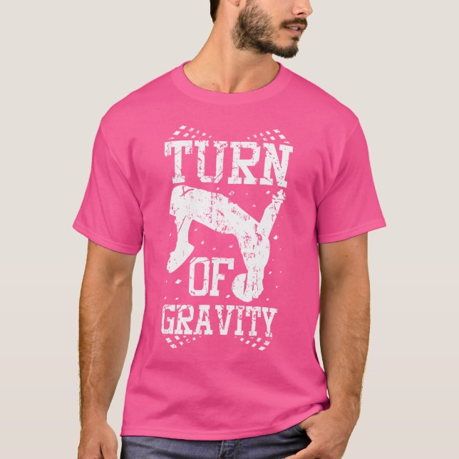 Turn Of Gravity Parkour Backflip T-Shirt (Front)