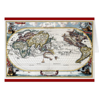 Turn of the 18th century world map