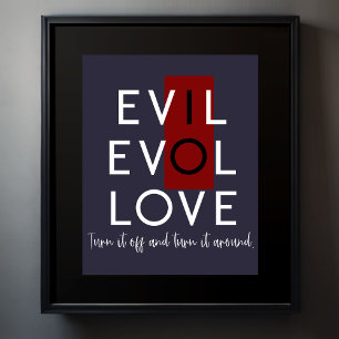 Turn Off Evil's Hidden Switch Love Poster