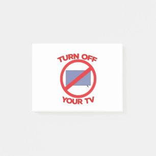 Turn Off Your Tv Post-it Notes