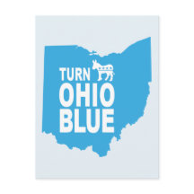 Turn Ohio Blue Postcard | Vote State Progressive