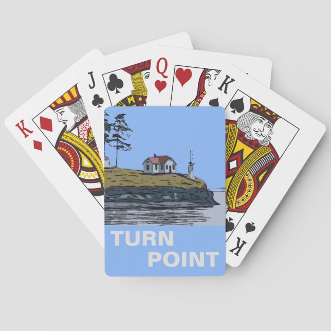 TURN POINT Bicycle Playing Cards (Back)