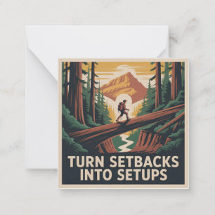 Turn Setbacks Into Setups Card