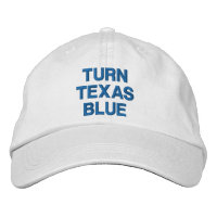 Turn Texas Blue blue white democrat modern