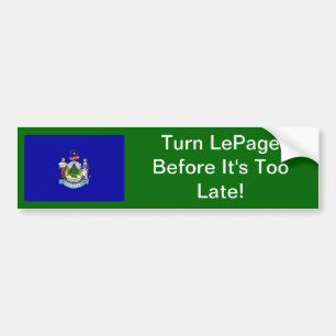 Turn The Page On LePage Bumper Sticker