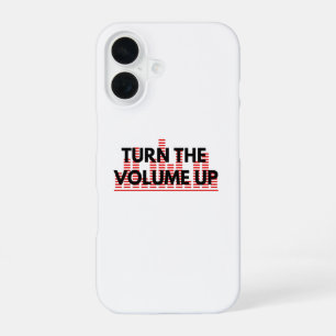 Turn The Volume Up Minimal Phone Case