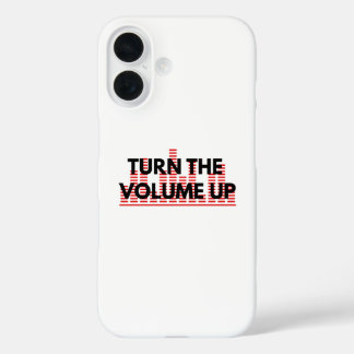 Turn The Volume Up Minimal Phone Case
