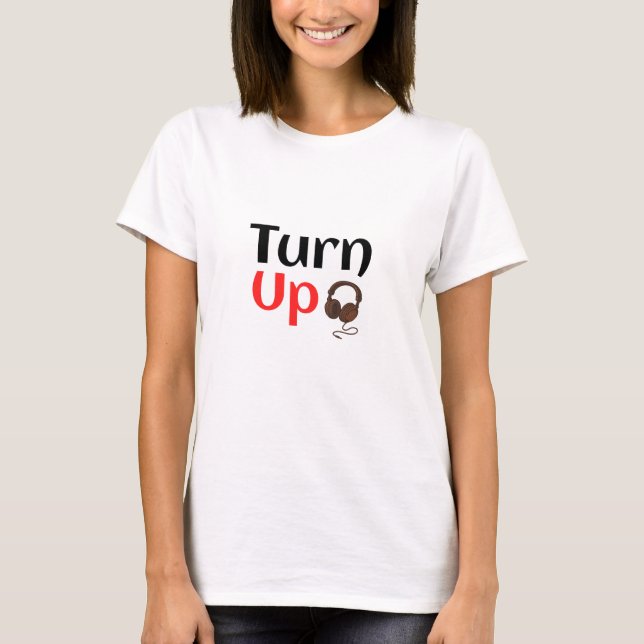 Turn Up T-Shirt (Front)