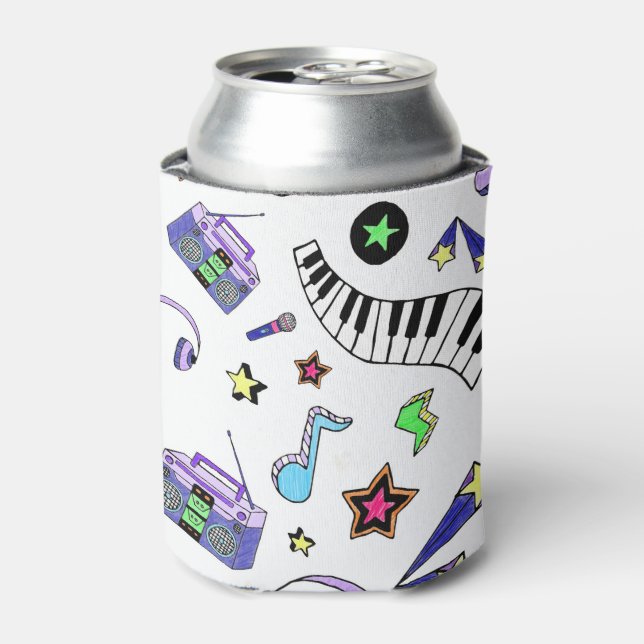 Turn Up the Music Can Cooler (Can Front)