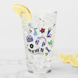 Turn Up the Music Glass