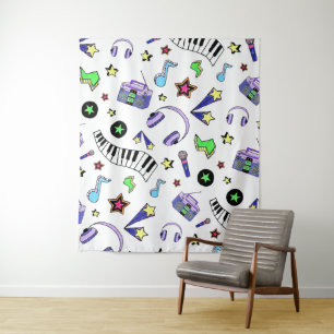 Turn Up the Music Tapestry