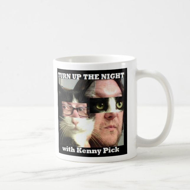 Turn Up The Night with Kenny Pick Logo Mug (Right)