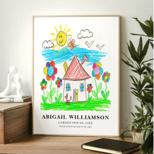 Turn Your Child's Art into a Museum Style Print, Poster
