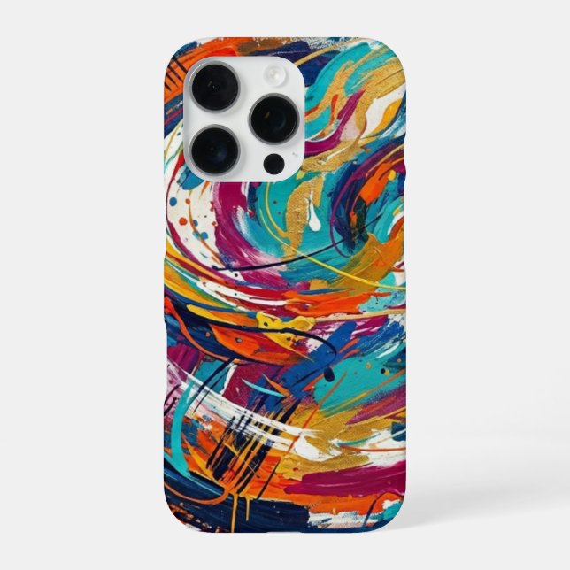 Turn Your Phone Into A Piece Of Art iPhone Case (Back)