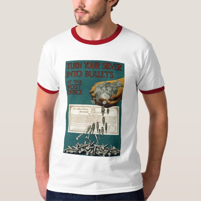 Turn Your Silver Into Bullets T-Shirt (Front)