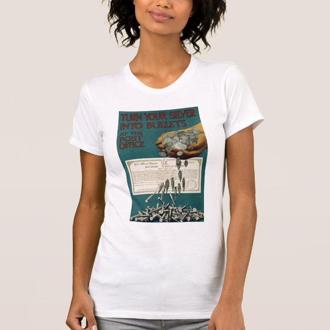 Turn Your Silver Into Bullets T-Shirt (Front)