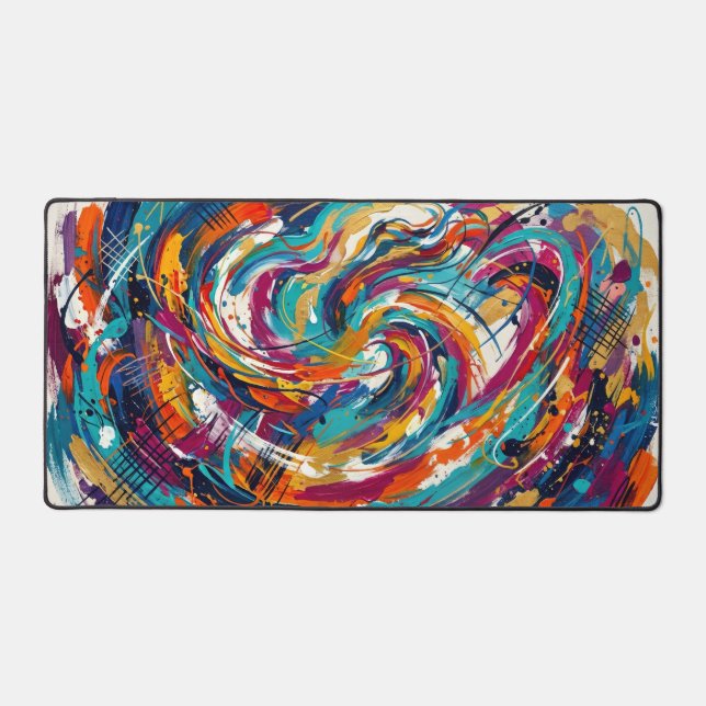 Turn Your Workspace Into A Creative Space Desk Mat (Front)