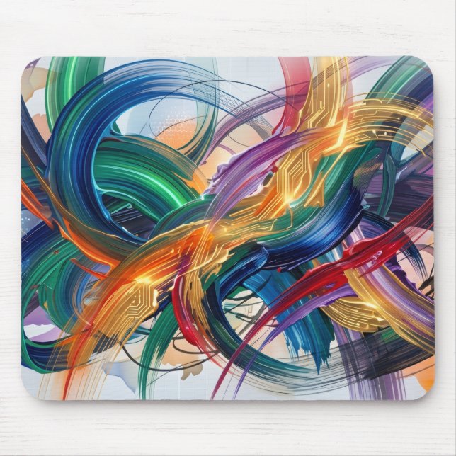 Turn Your Workspace Into A Creative Space Mouse Pad (Front)