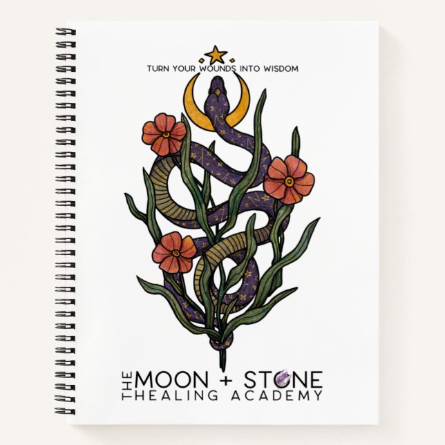 Turn your Wounds into Wisdom Notebook (Front)