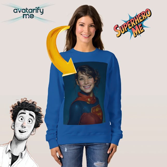 Turn yourself or anyone into any character sweatshirt (Creator Uploaded)