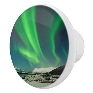 Turnagain Arm Aurora Ceramic Knob