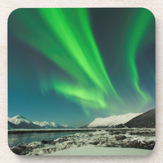 Turnagain Arm Aurora Coaster (Front)