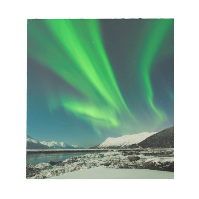 Turnagain Arm Aurora Notepad (Front)