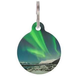 Turnagain Arm Aurora Pet Tag