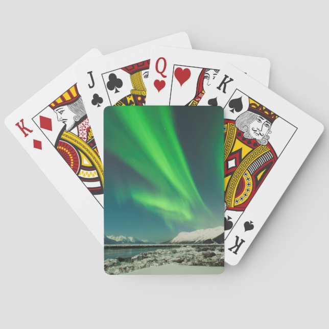 Turnagain Arm Aurora Playing Cards (Back)