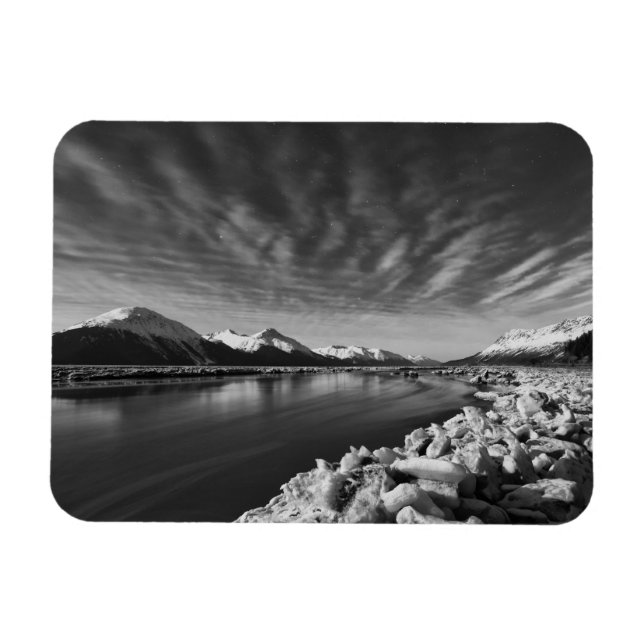Turnagain Arm Moonlight Magnet (Horizontal)