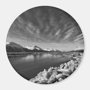 Turnagain Arm Moonlight Magnet