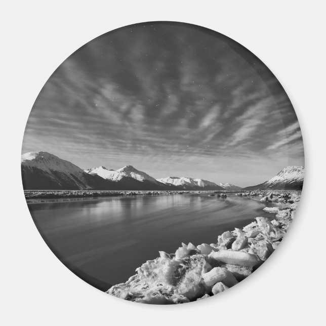 Turnagain Arm Moonlight Magnet (Front)