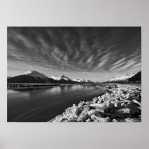Turnagain Arm Moonlight Poster