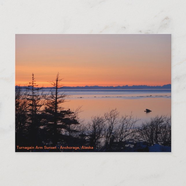 Turnagain Sunset Postcard (Front)