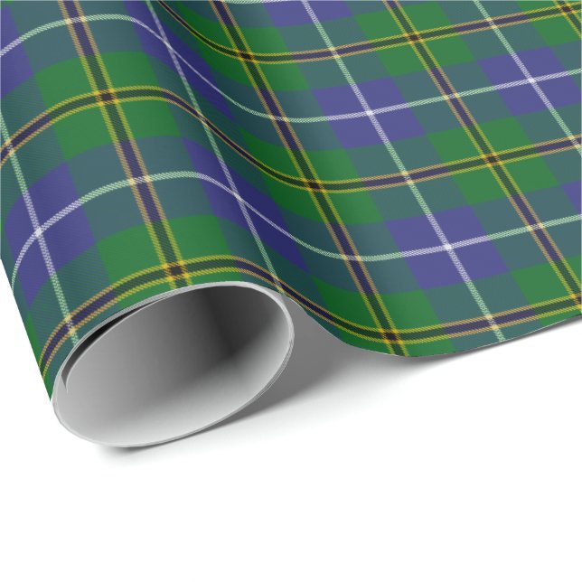 Turnbull Clan Hunting Tartan Wrapping Paper (Roll Corner)