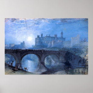 Turner - Alnwick Castle Poster