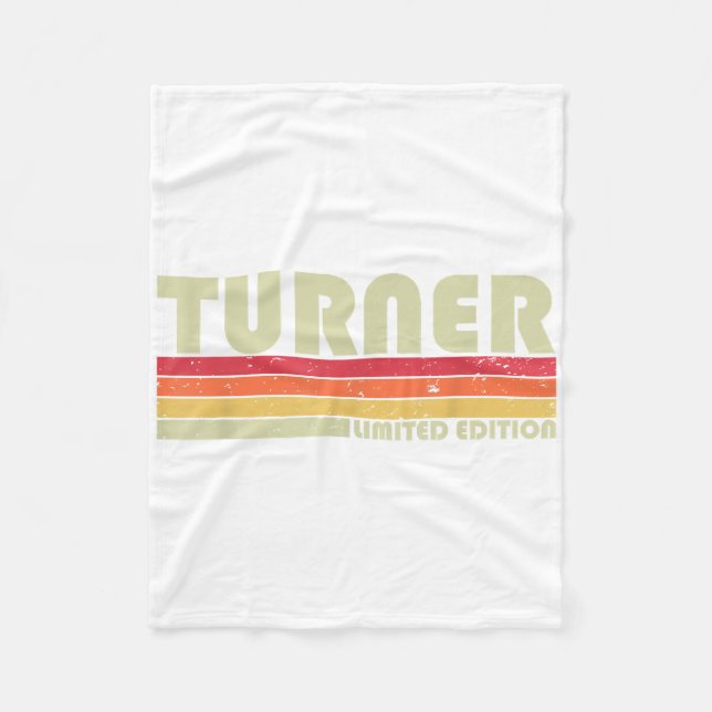 TURNER Funny Job Title Profession Birthday Worker  Fleece Blanket (Front)