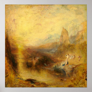 Turner - Glaucus and Scylla Poster