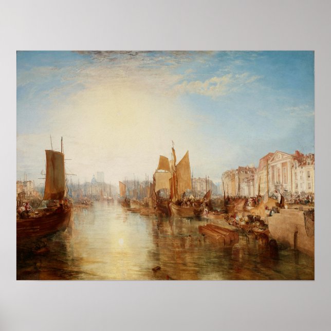 Turner - Harbour Of Dieppe Poster (Front)