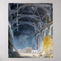 Turner - Interior Of St. John's Palace, Eltham